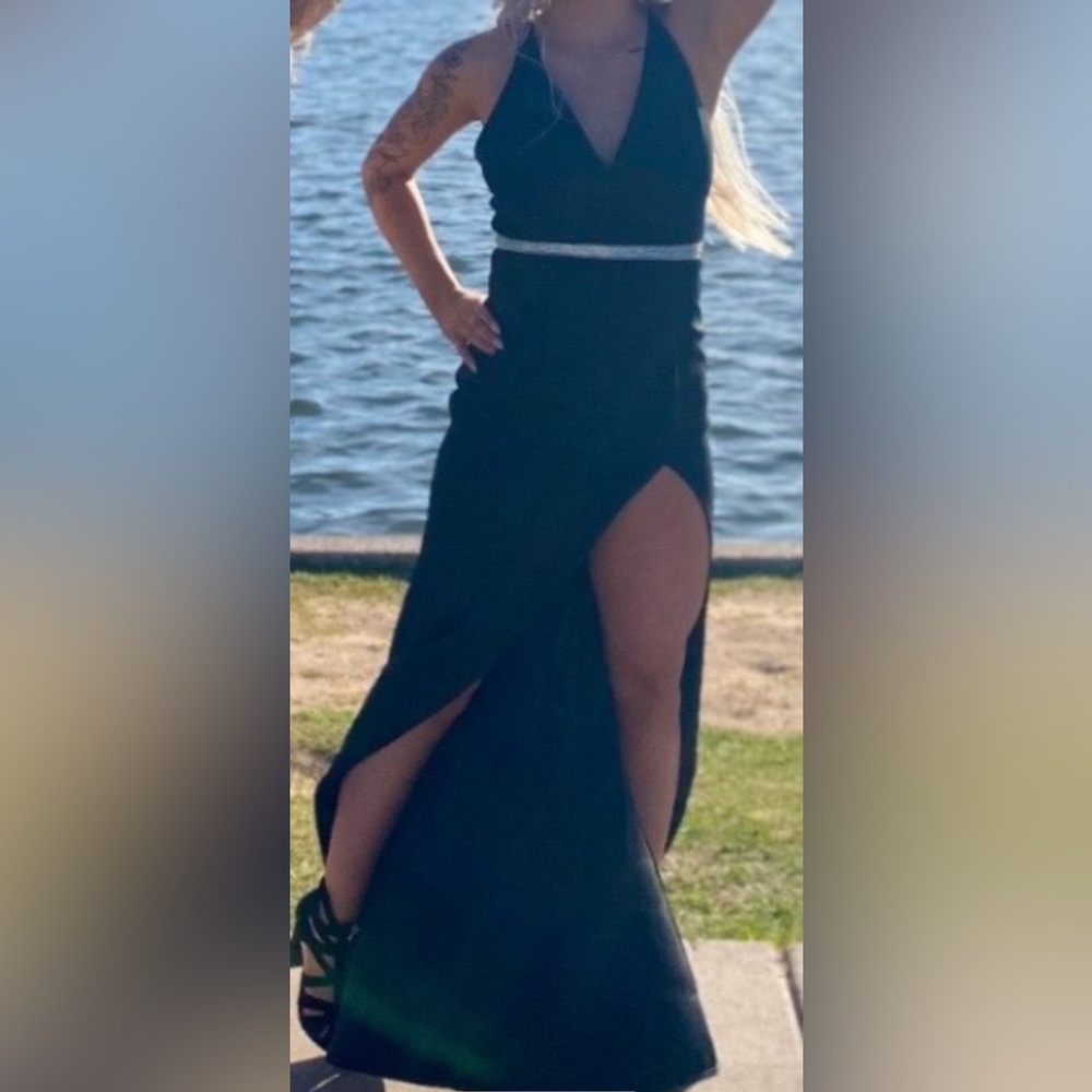 Black formal dress